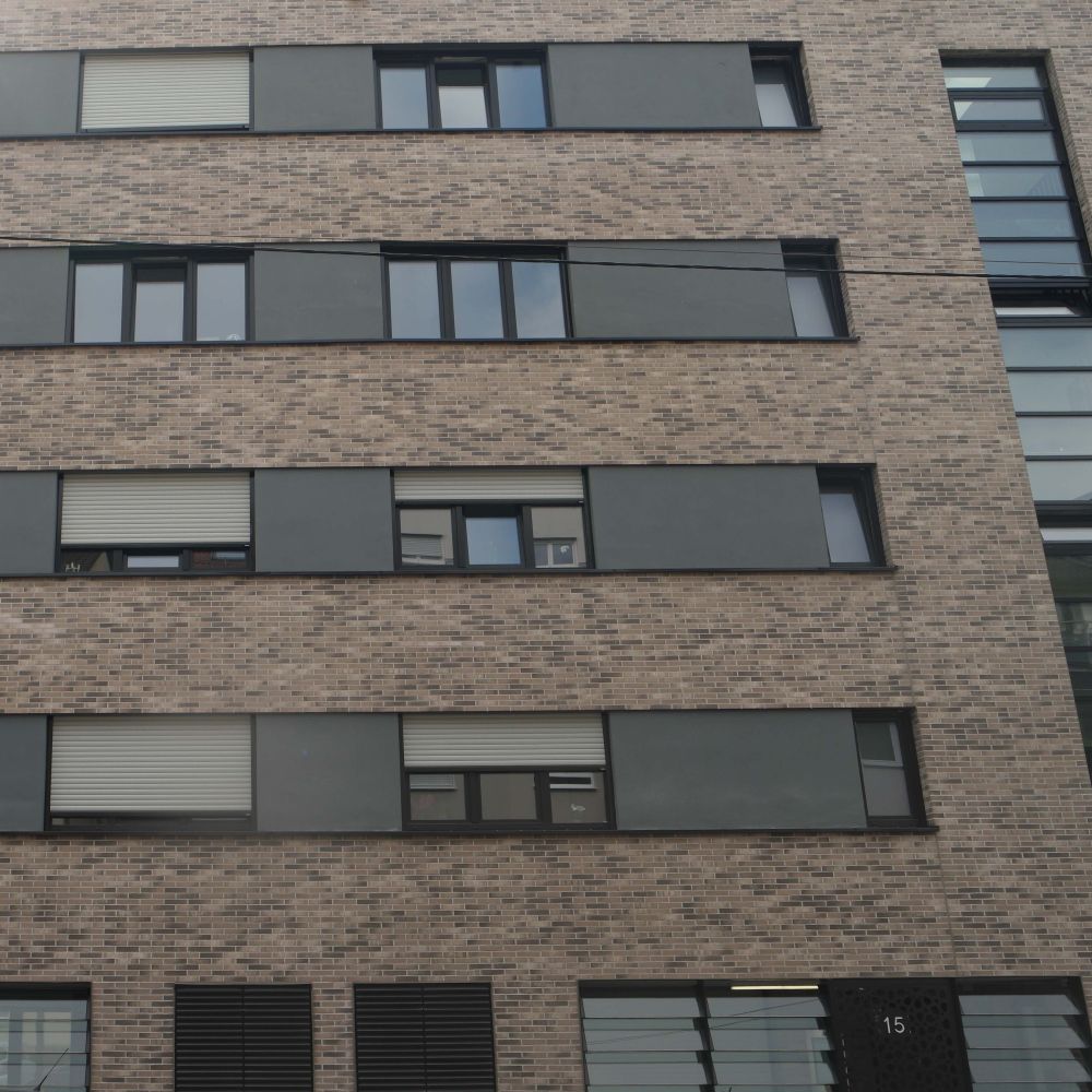 Wohnanlage in Stuttgart mit Riemchen von FaBö