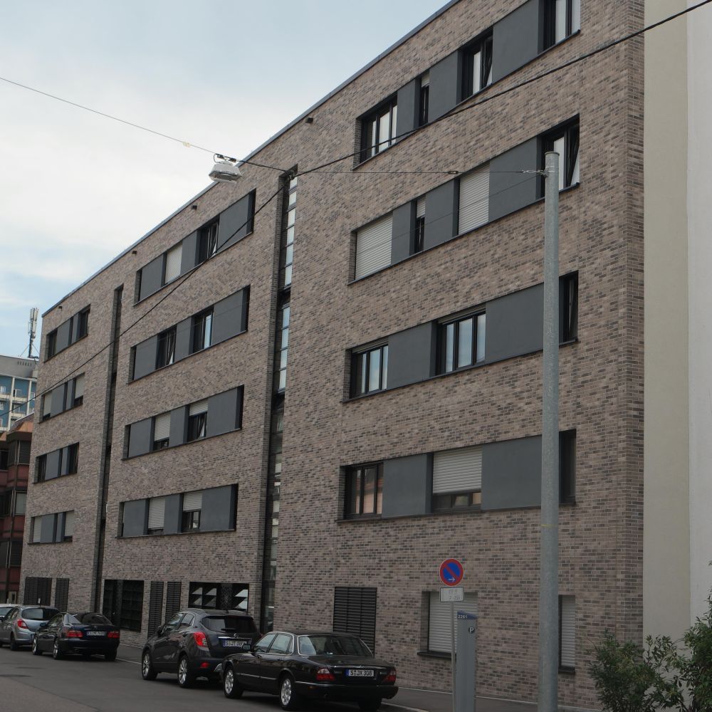 Wohnanlage in Stuttgart mit Riemchen von FaBö