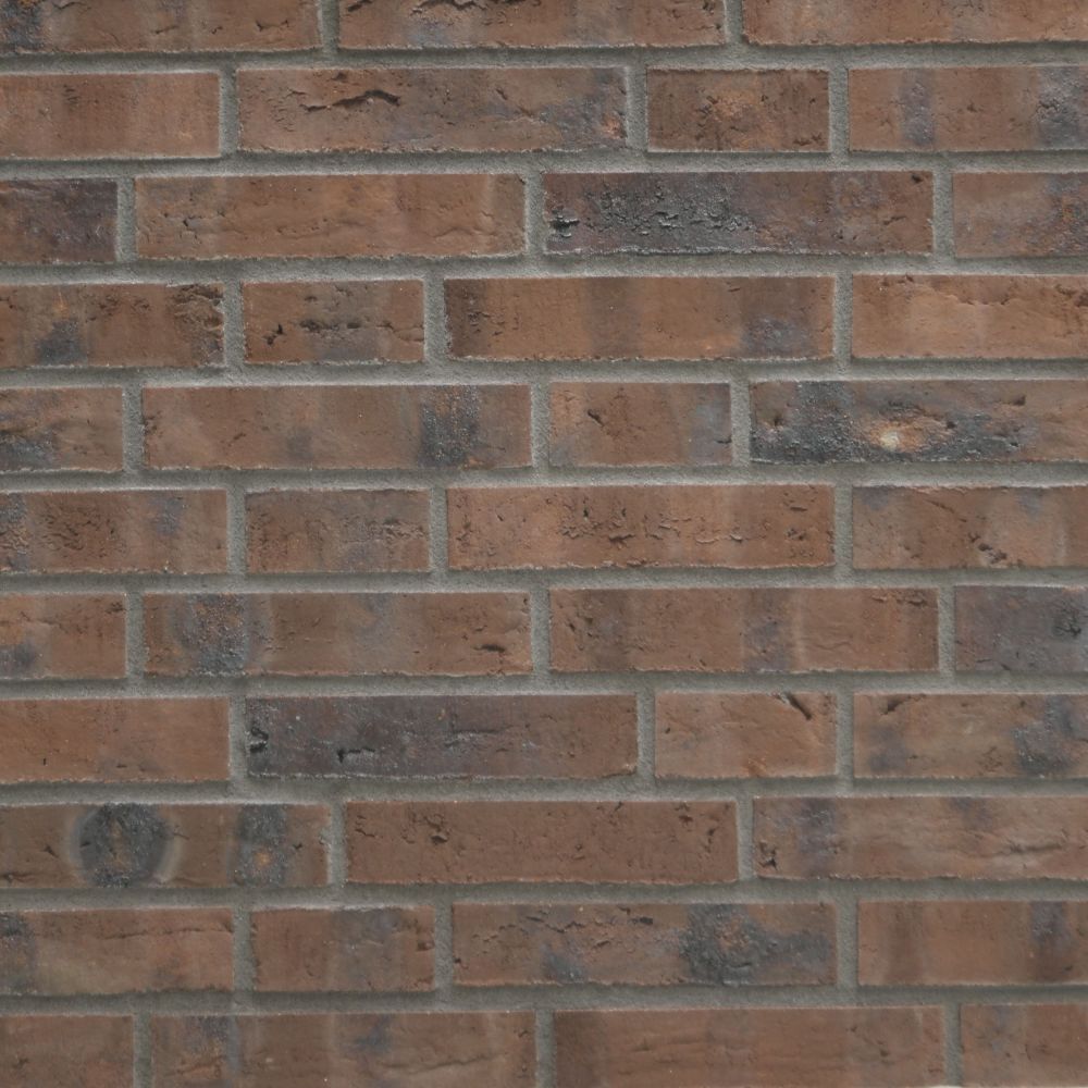 Braunbunte Wasserstrich Verblendziegel