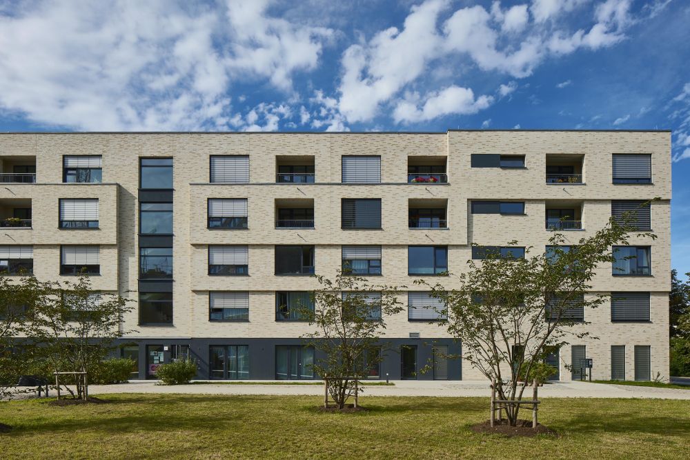 Wohnanlage in Erfurt mit Riemchen von FaBö