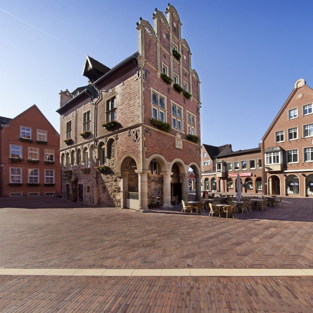 Innenstadt in Meppen mit Pflasterklinker von FaBö