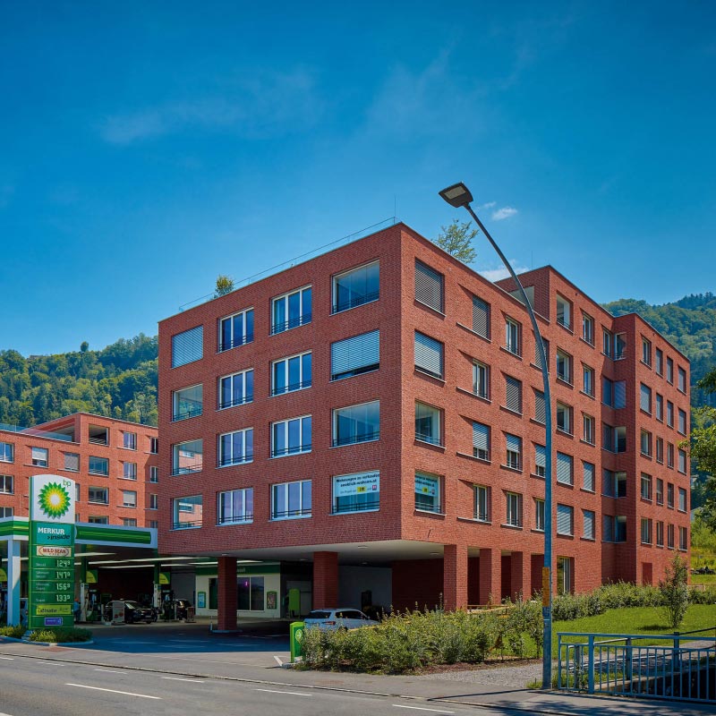 Wohnanlage Seeblick in Lochau mit Handform-Verblend-Ziegel von FaBö