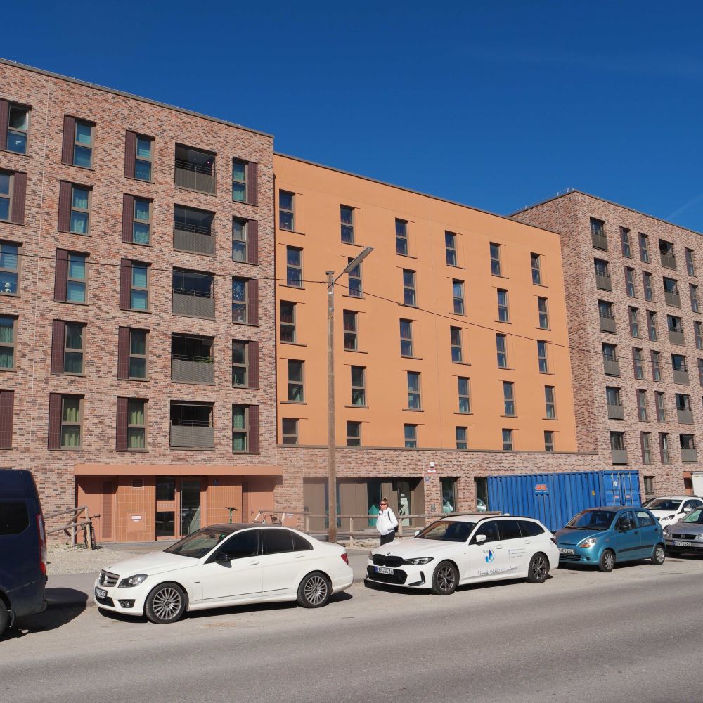 Wohngebäude in München mit Handform-Verblend-Ziegel von FaBö