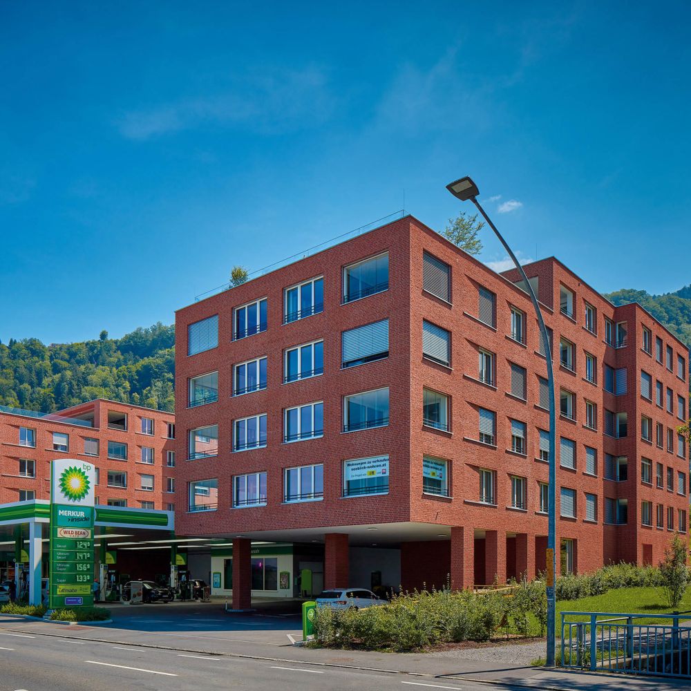 Wohnanlage Seeblick in Lochau mit Handform-Verblend-Ziegel von FaBö