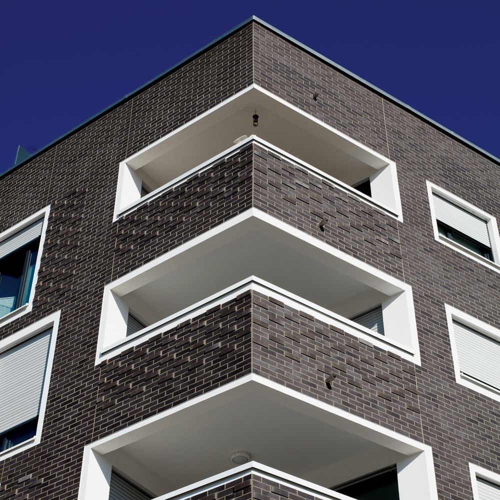 Wohngebäude in Ulm mit Riemchen von FaBö