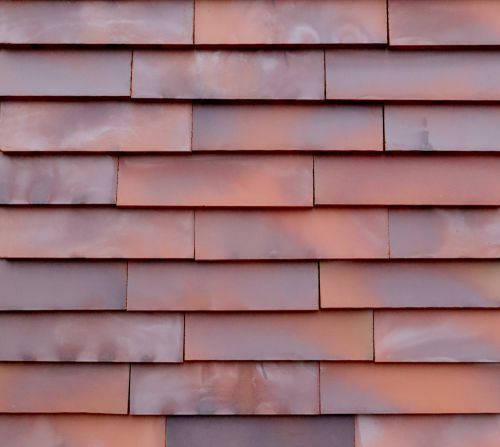 Rotbunte Vidra Ziegelfassade, zirkuläre