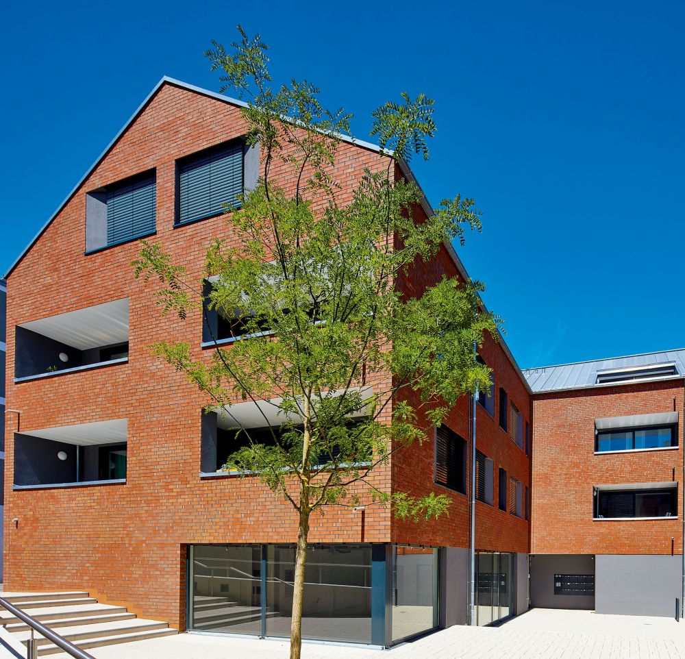 Wohnanlage in Ludwigsburg mit Riemchen von FaBö