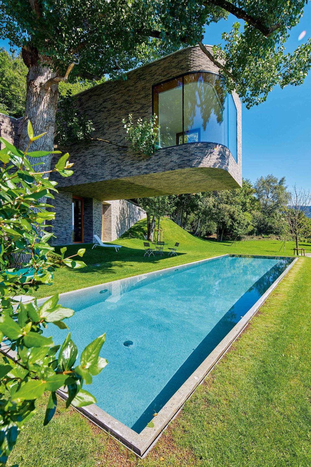 Wohnhaus in Lochau mit Handform-Verblend-Ziegel von FaBö