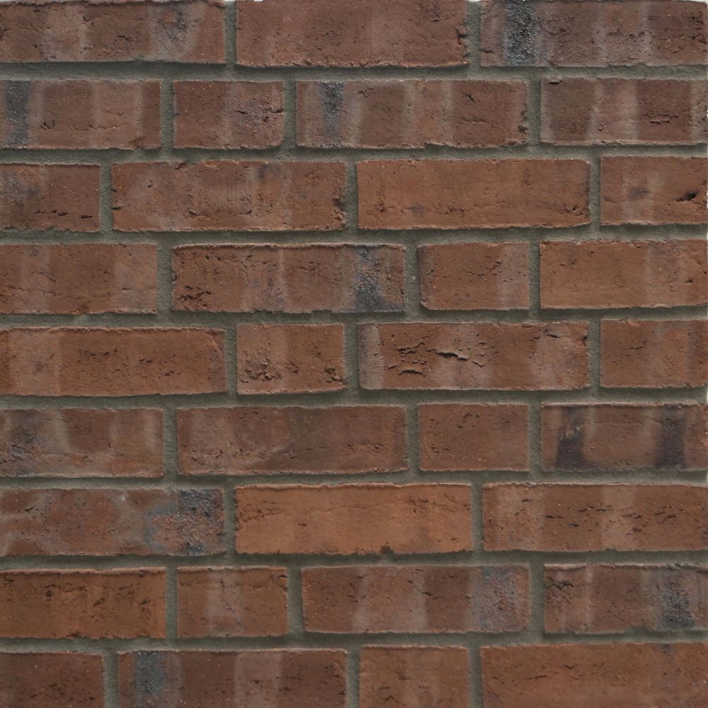 Braunbunte Wasserstrich Verblendziegel