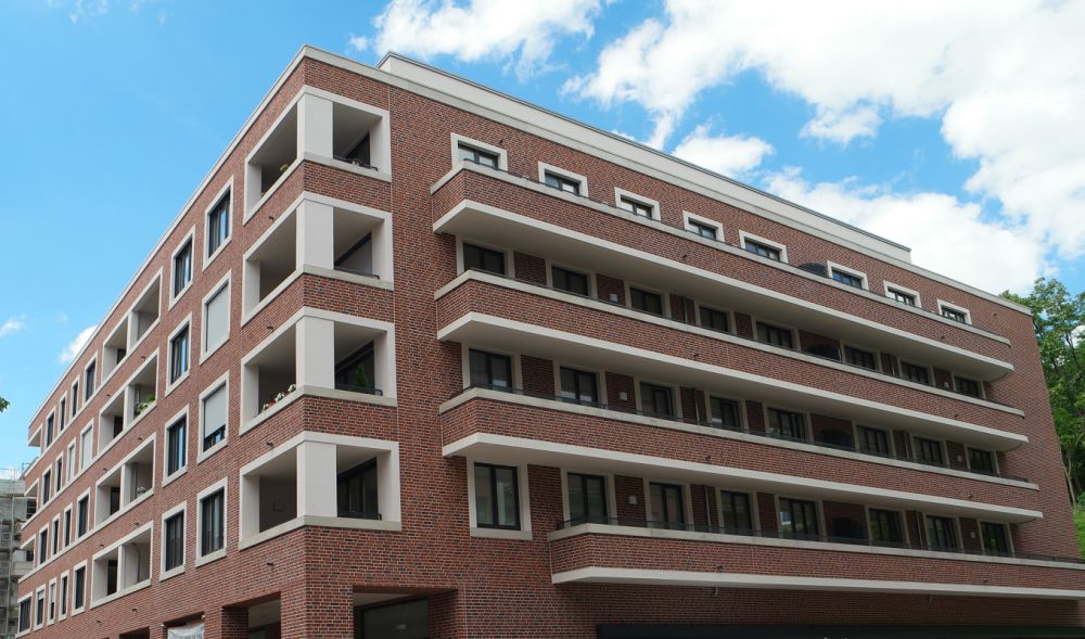 Wohnanlage in Erfurt mit Handform-Verblend-Ziegel von FaBö