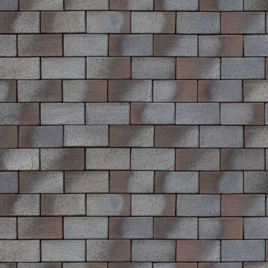 Braunbunter Pflasterklinker