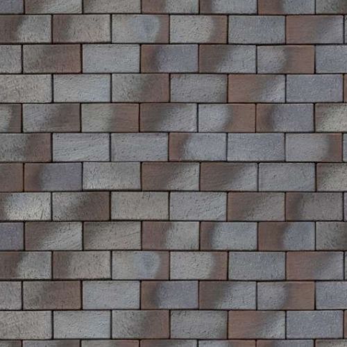 Braunbunter Pflasterklinker