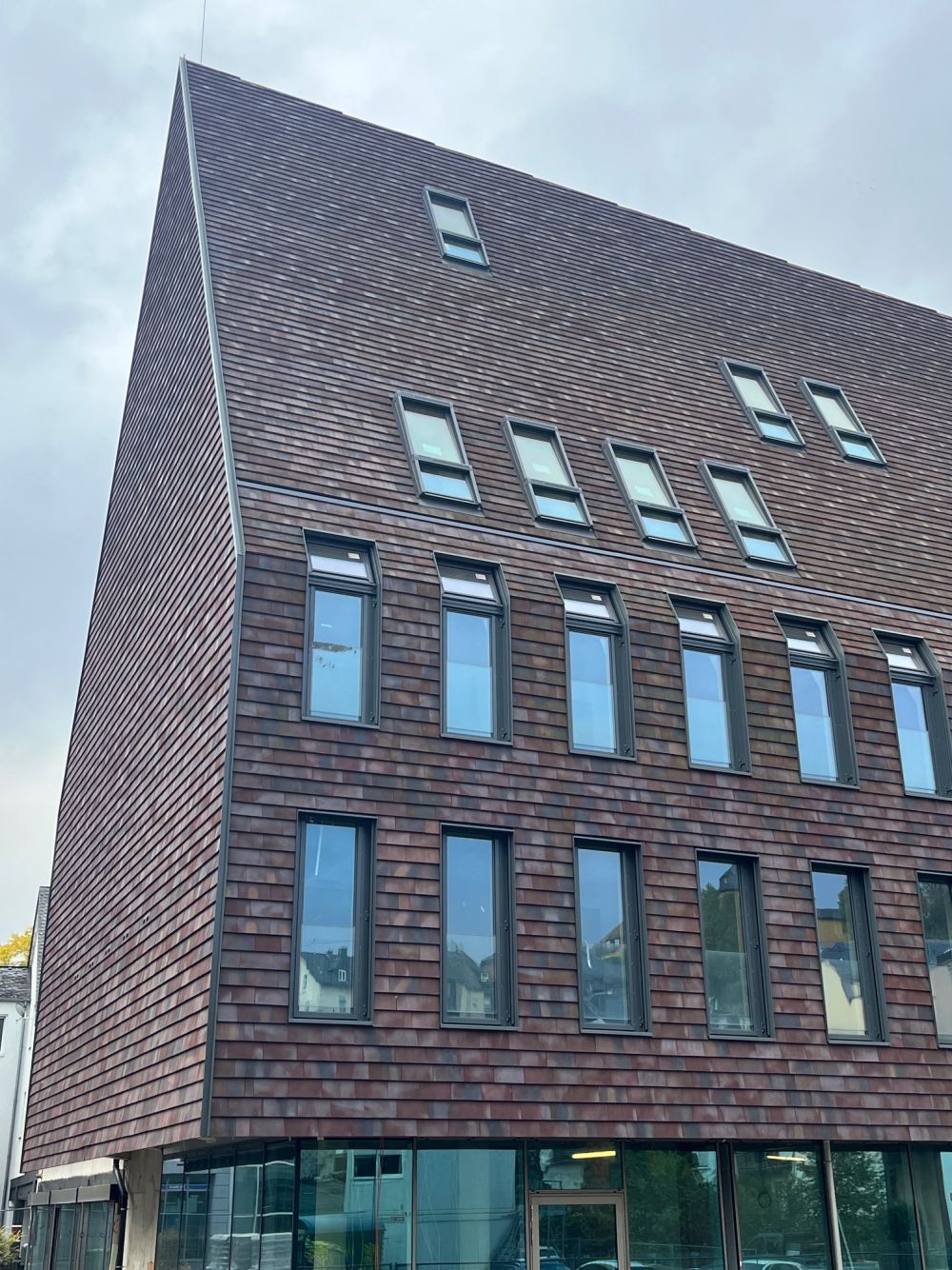 Rathaus in Montabaur mit keramischen Fassadenplatten von FaBö