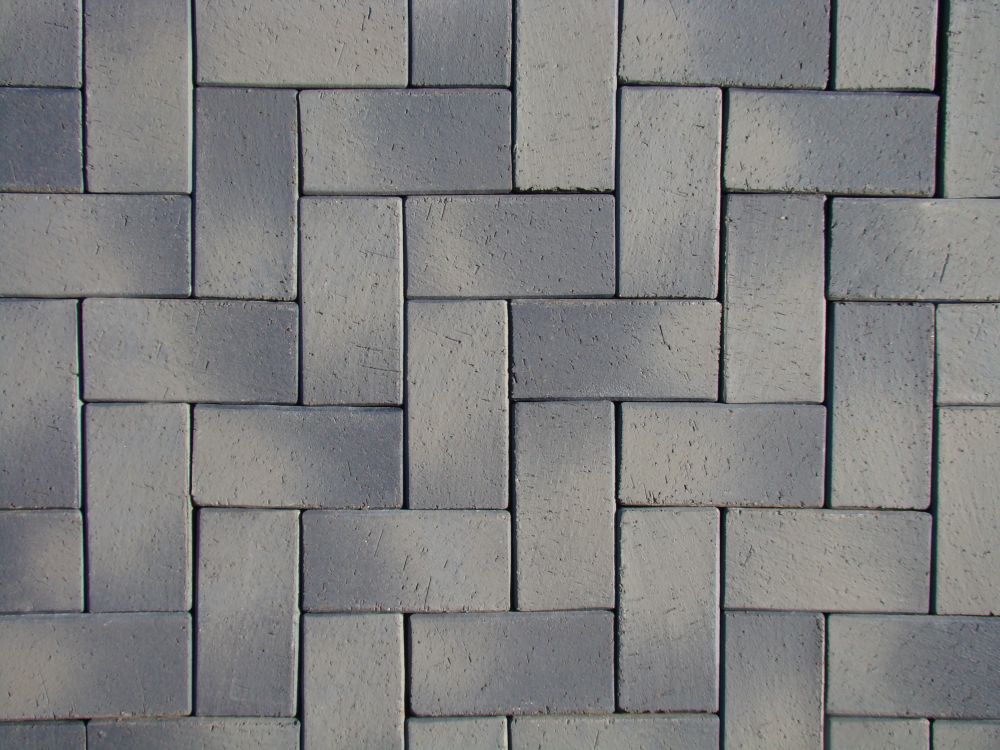 Anthrazit/schwarzer Pflasterklinker