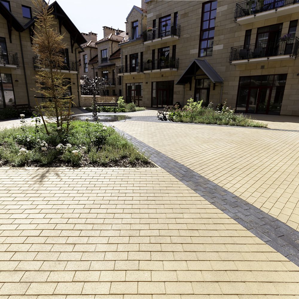 Innenstadt in Vilnius (Litauen) mit Pflasterklinker von FaBö