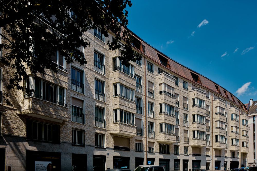 Wohngebäude in München mit Handform-Verblend-Ziegel von FaBö