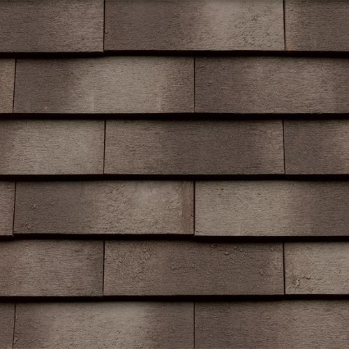 Anthrazit/schwarze Vidra Ziegelfassade, zirkulär