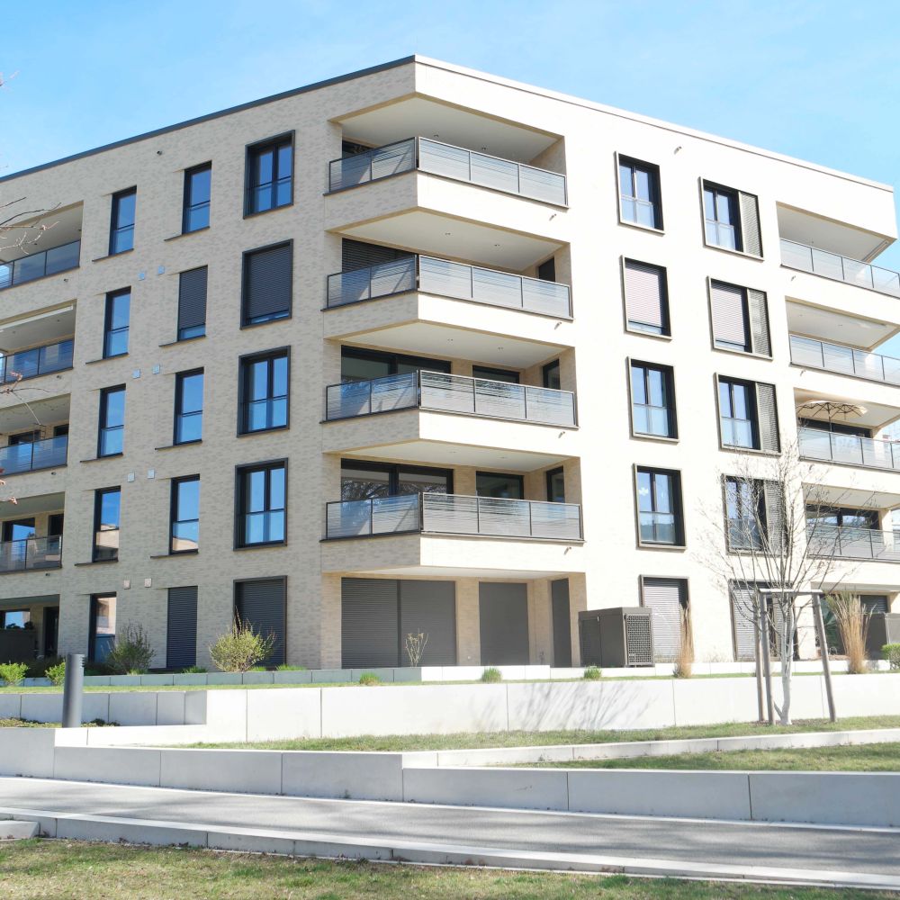 Wohnanlage in Mannheim mit Riemchen von FaBö