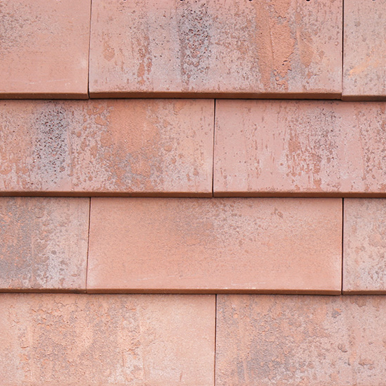 Rotbunte Nordic Ziegelfassade, zirkulär