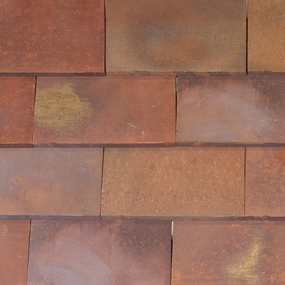 Rotbunte Nordic Ziegelfassade, zirkulär