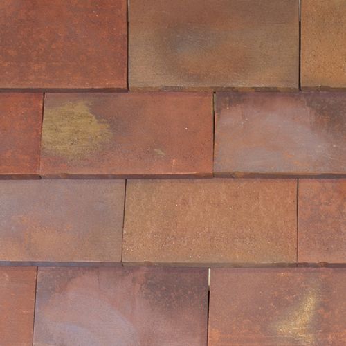 Rotbunte Nordic Ziegelfassade, zirkulär