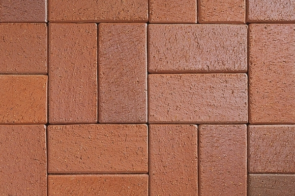 Rotbunter Pflasterklinker