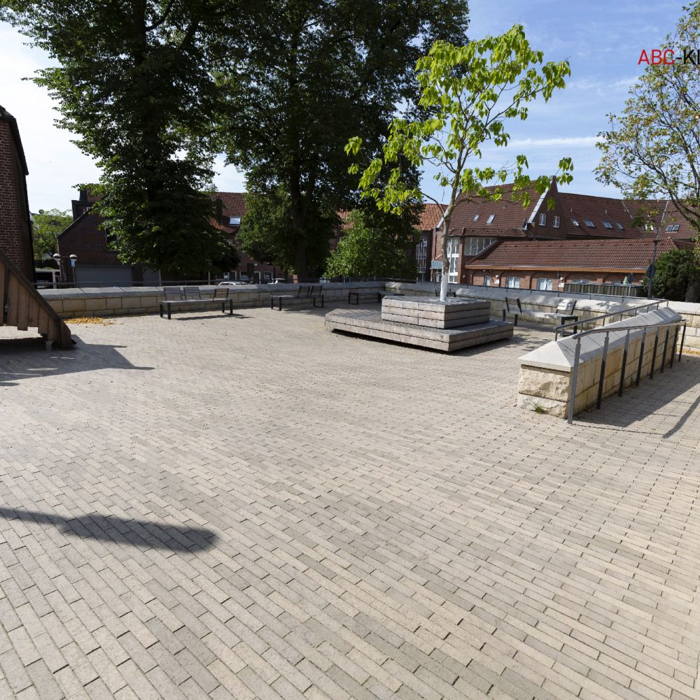 Innenstadt in Ochtrup (Dänemark) mit Pflasterklinker von FaBö