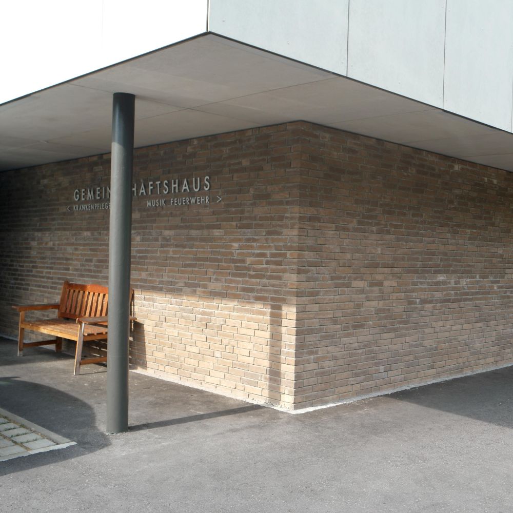 Gemeinschaftshaus Vorkloster in Bregenz mit Wasserstrich-Verblend-Ziegel von FaBö