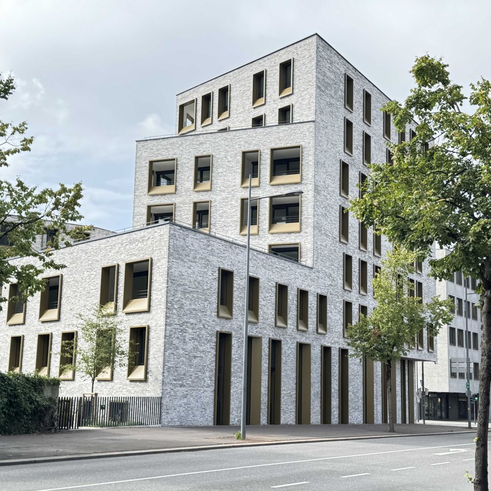 Wohnanlage in Dornbirn mit Handform-Verblend-Ziegel von FaBö