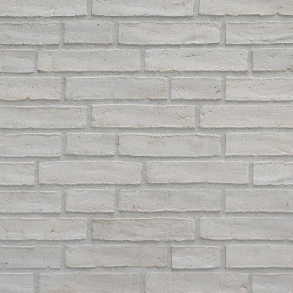 Weiß/beige Wasserstrich Verblendsteine