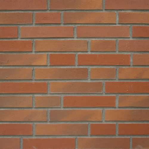 Orange/terracotta Wasserstrich Riemchen