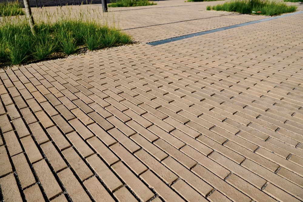 Sportpark in München mit Pflasterklinker von FaBö