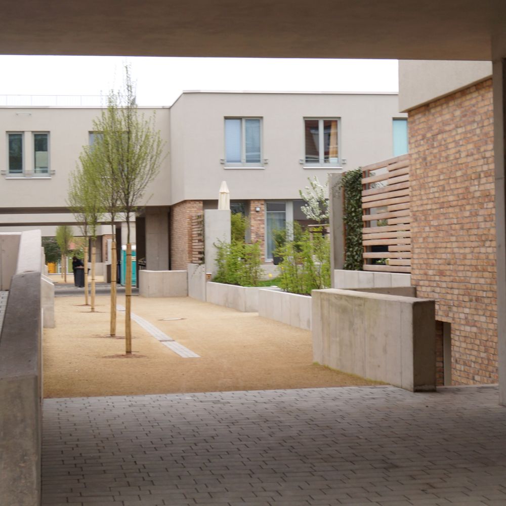 Wohnanlage Auenhöfe in Erfurt mit Handform-Verblend-Ziegel von FaBö