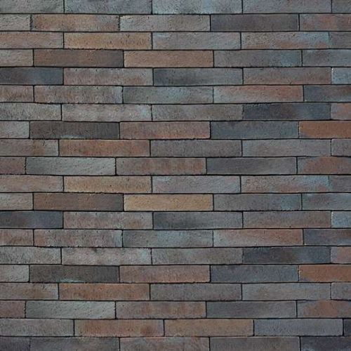 Braunbunter Pflasterklinker