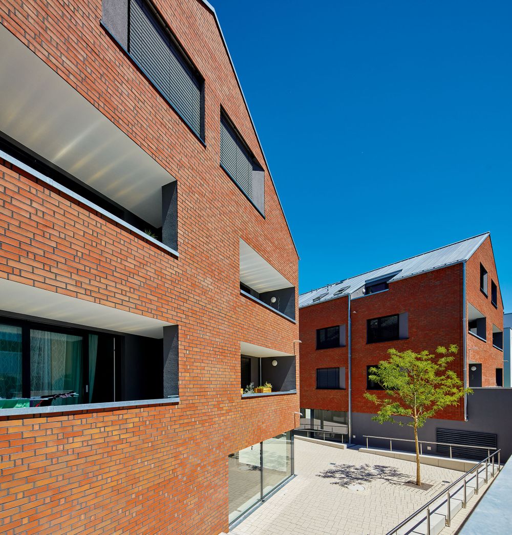 Wohnanlage in Ludwigsburg mit Riemchen von FaBö