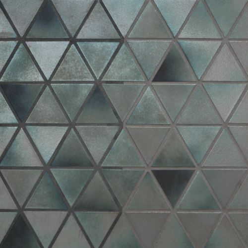 Graubunte 3D-Keramik Riemchen