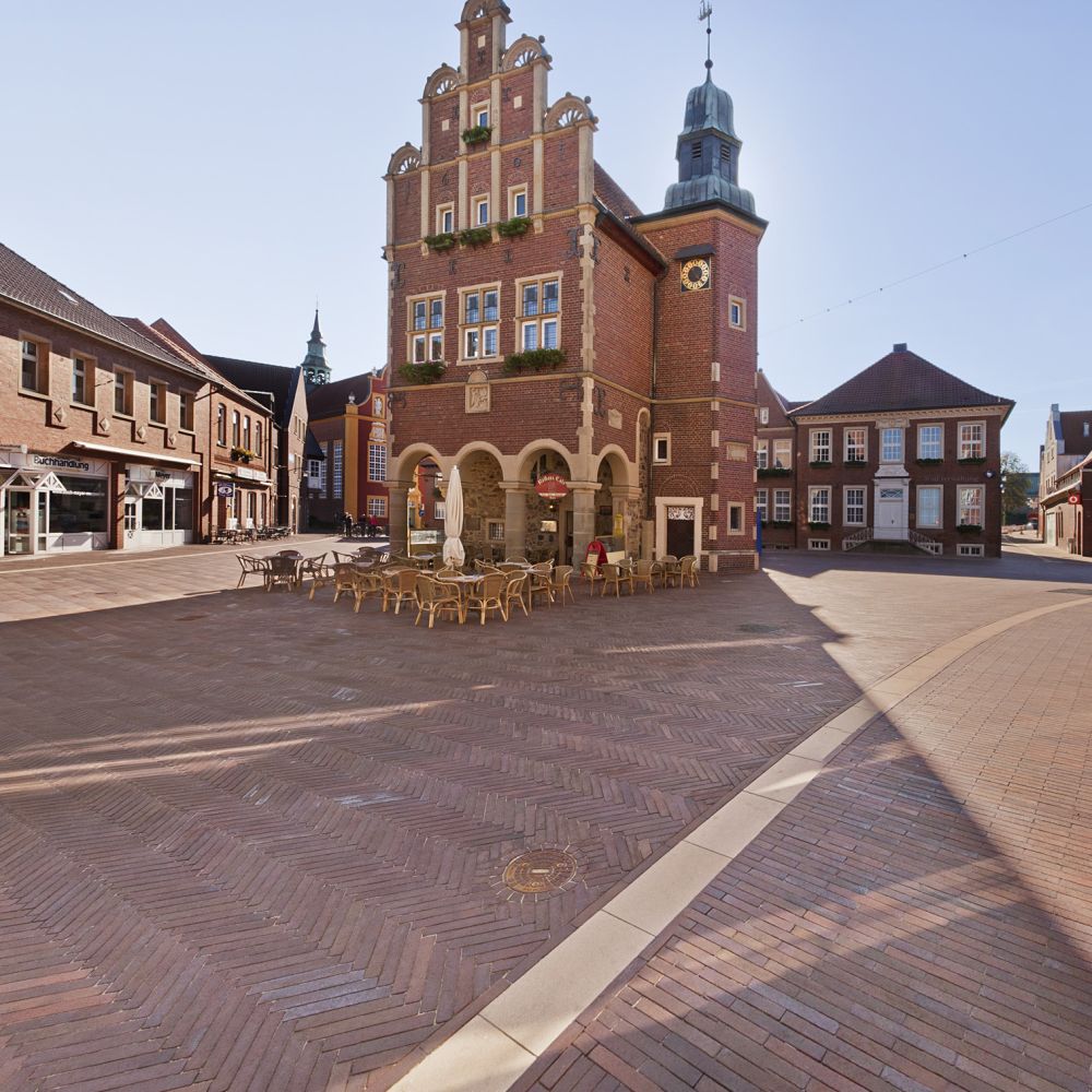Innenstadt in Meppen mit Pflasterklinker von FaBö