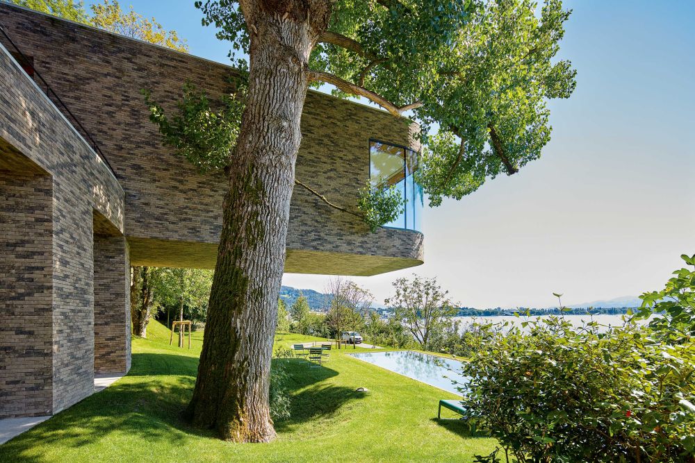 Wohnhaus in Lochau mit Handform-Verblend-Ziegel von FaBö