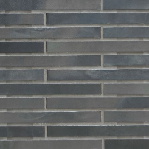 Anthrazit/schwarzer Strangpress Verblendklinker