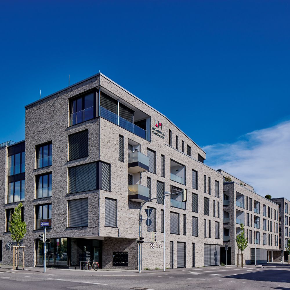 Postareal in Ravensburg mit Handform-Verblend-Ziegel von FaBö