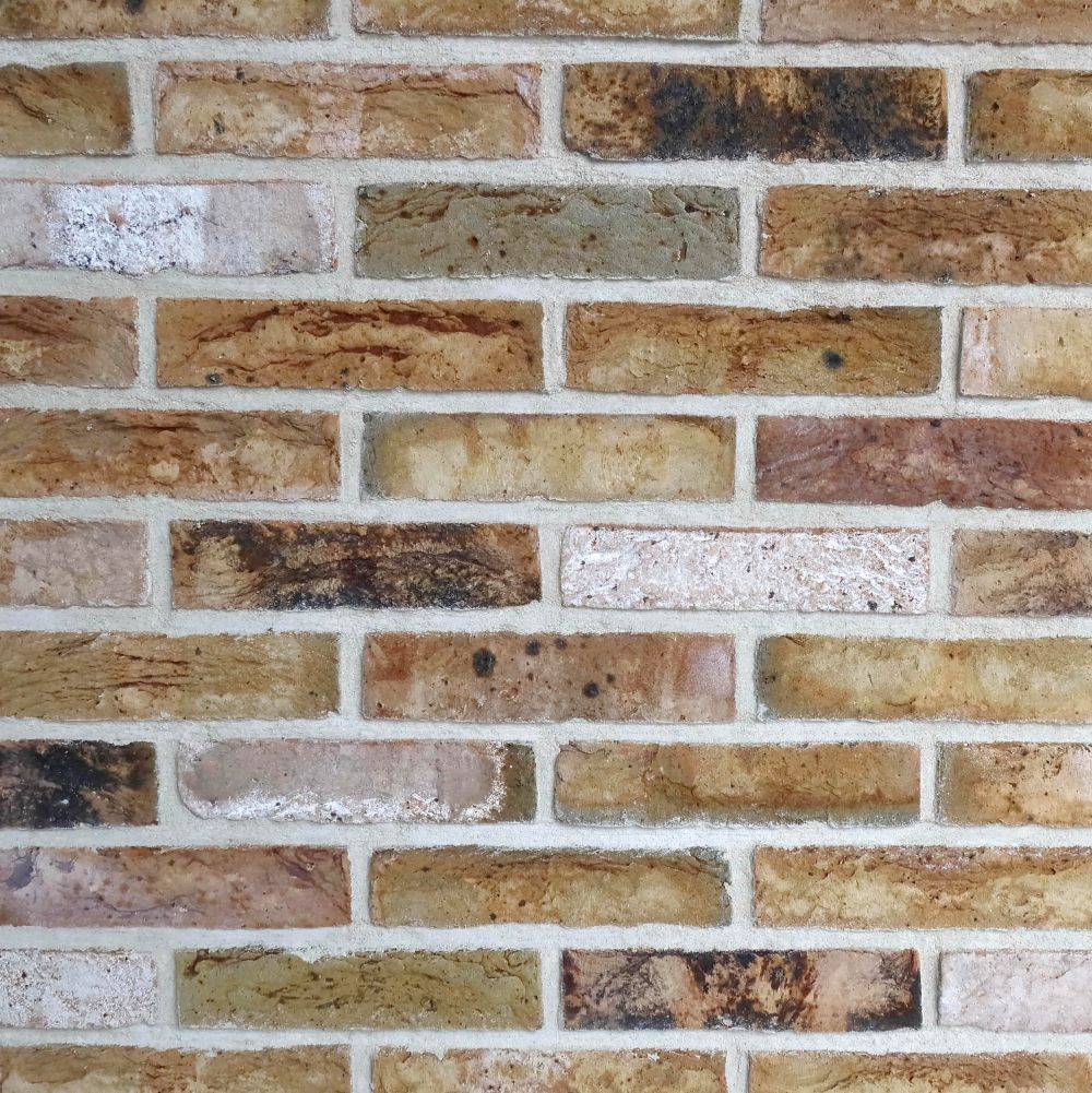 Gelbbunter Handform Verblendstein