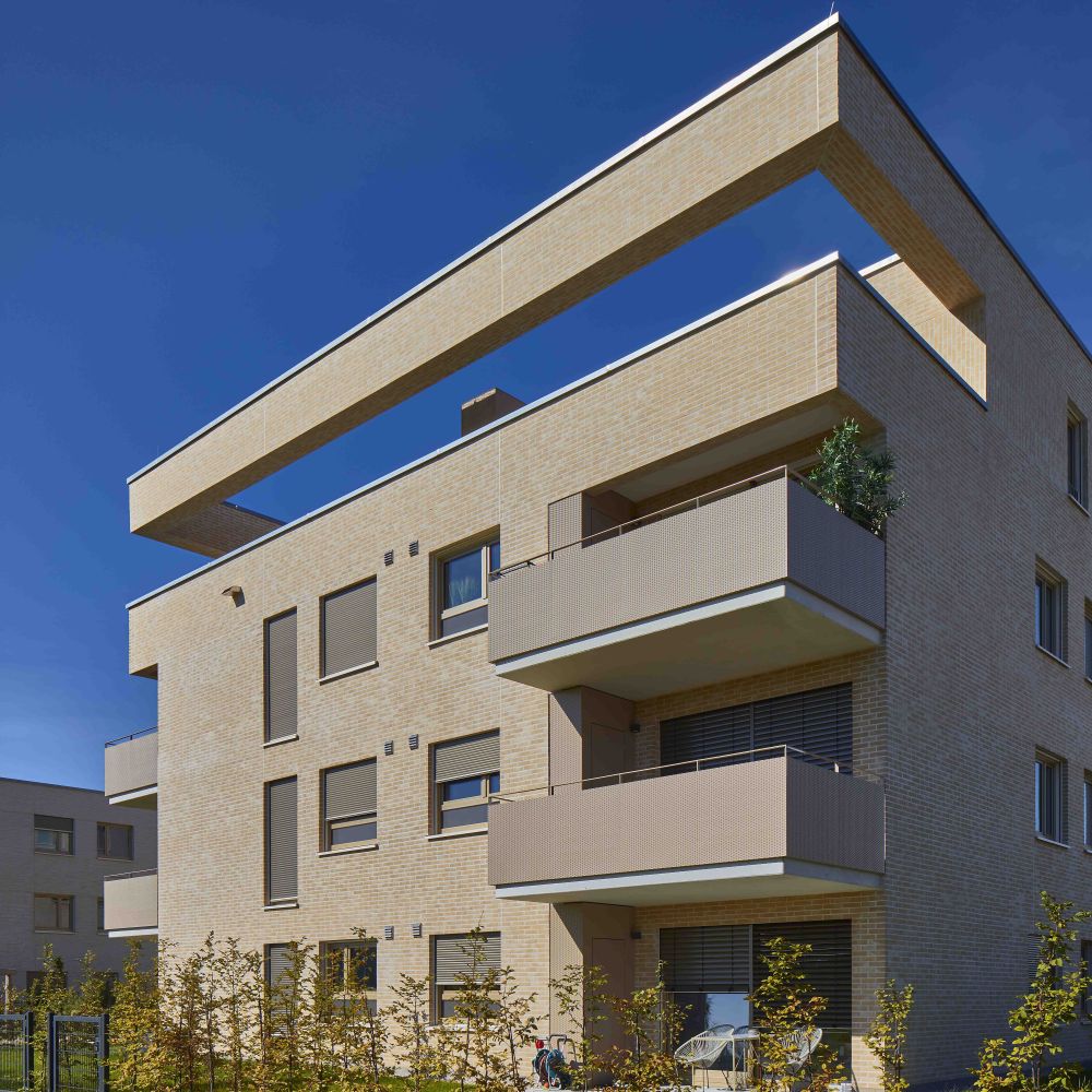 Wohnanlage in Sindelfingen mit Riemchen von FaBö