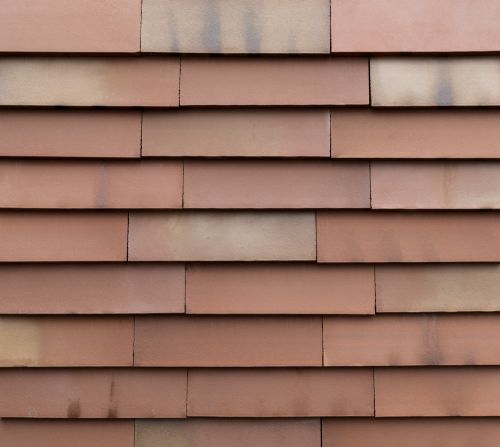 Rotbunte Vidra Ziegelfassade, zirkuläre