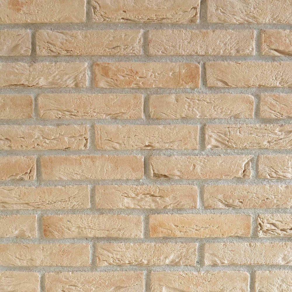 Weiß/BeigerHandform Verblendstein