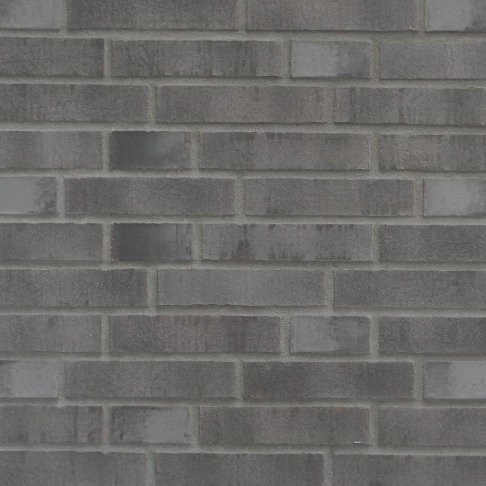 Anthrazit/schwarzer Strangpress Verblendstein