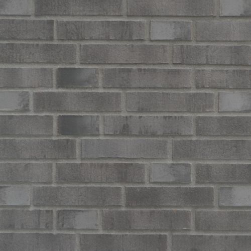 Anthrazit/schwarzer Strangpress Verblendstein