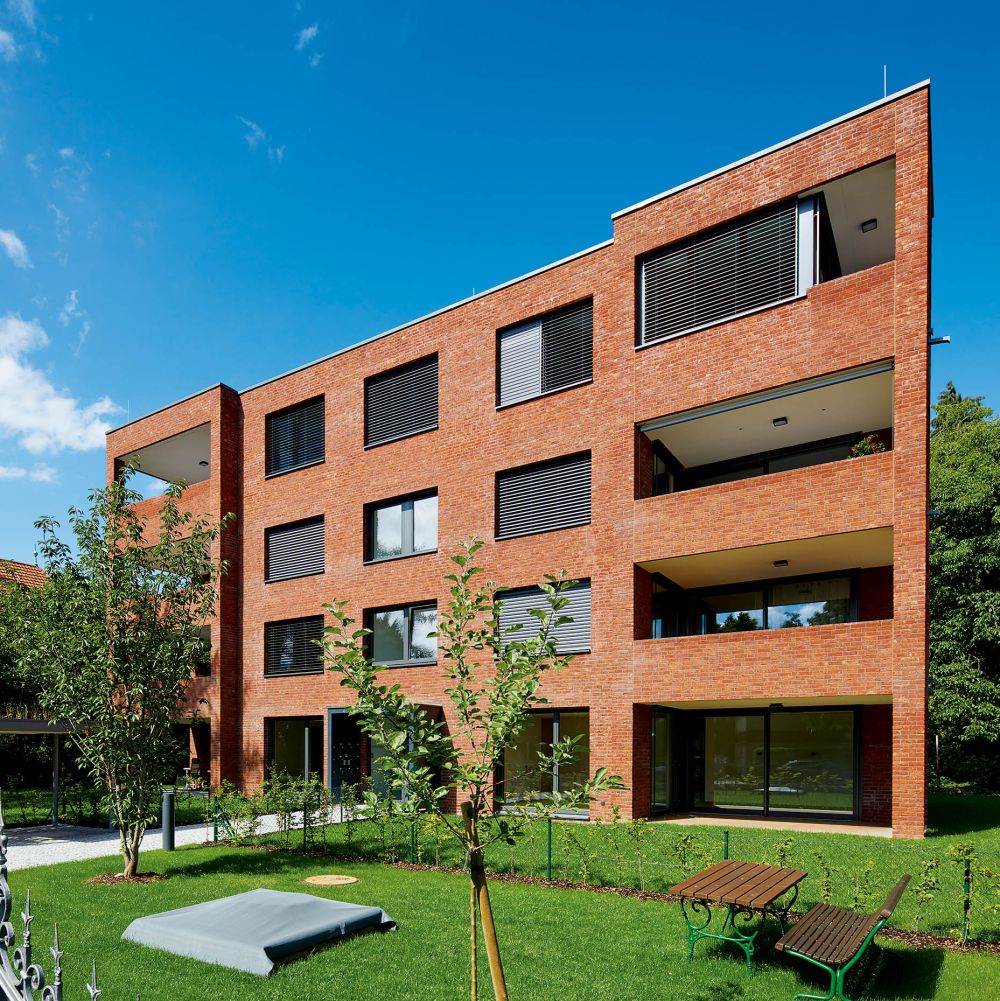 Wohnhaus in Bregenz mit Handform-Verblend-Ziegel von FaBö