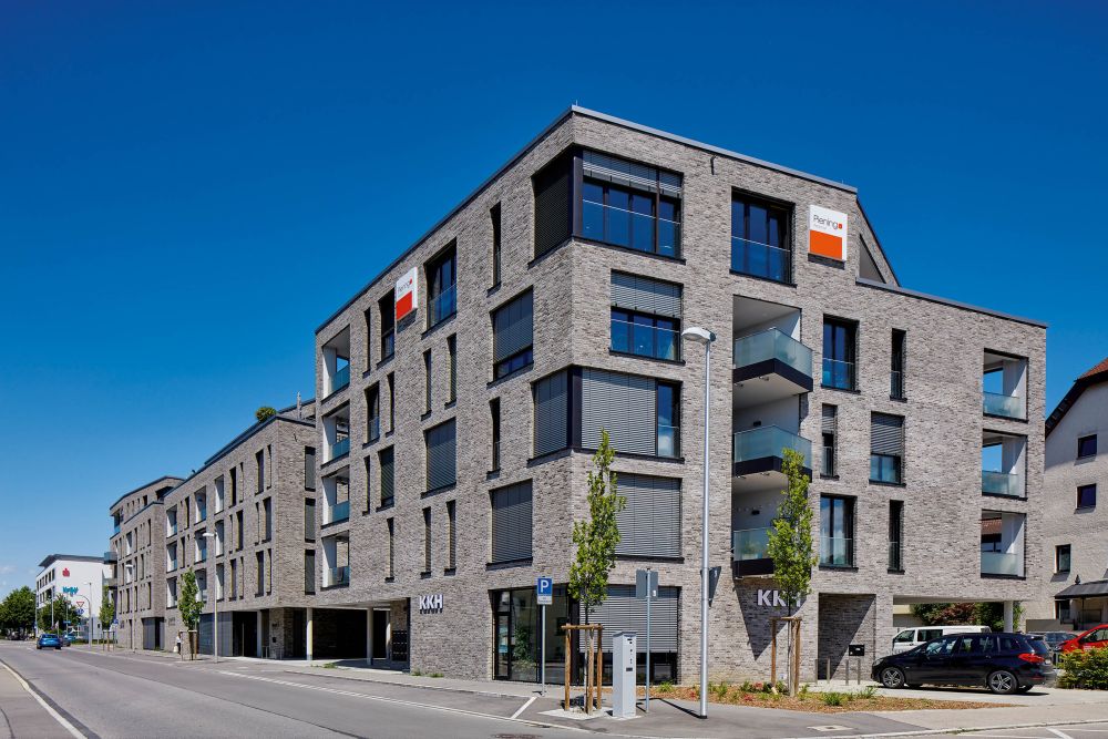 Postareal in Ravensburg mit Handform-Verblend-Ziegel von FaBö