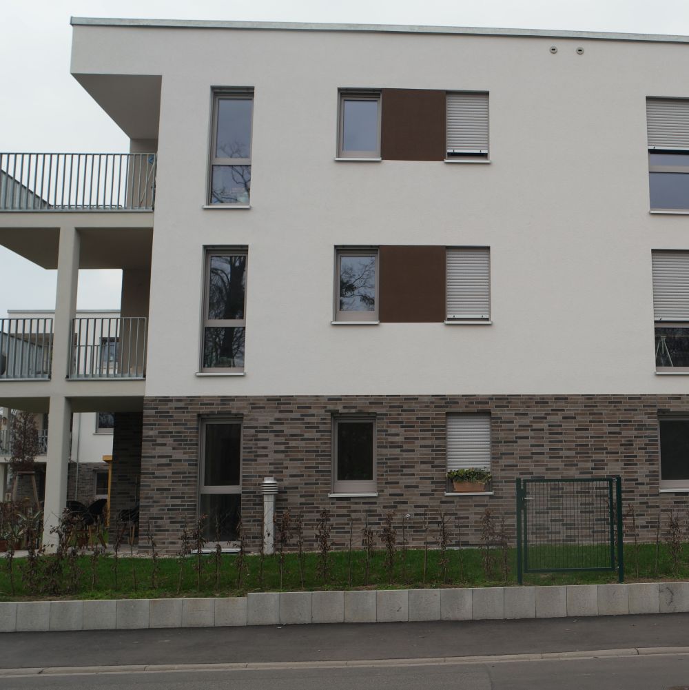 Wohnanlage in Wiesbaden mit Riemchen von FaBö