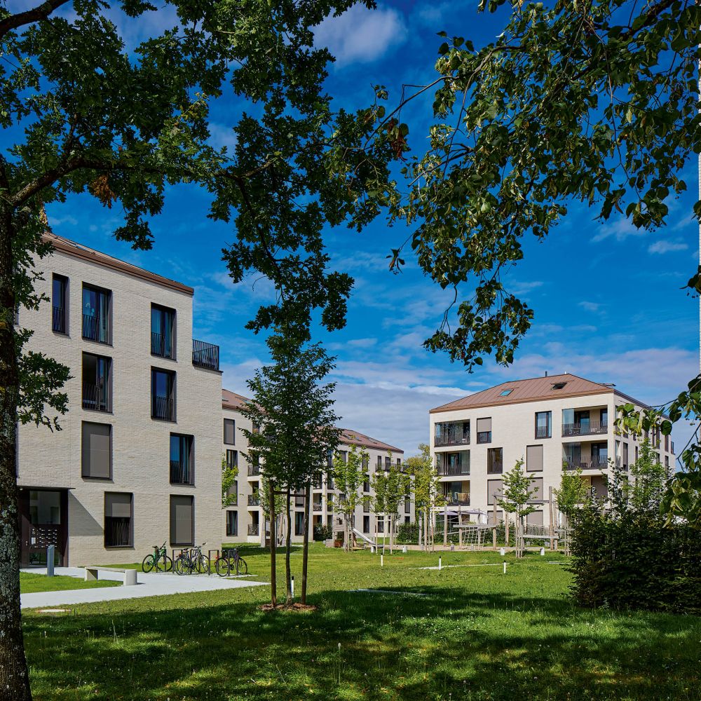 Jugendstilpark in München mit Strangpress-Verblend-Ziegel von FaBö